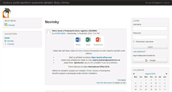 Desktop Screenshot of moodle.sszslitvinov.cz