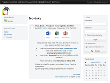 Tablet Screenshot of moodle.sszslitvinov.cz
